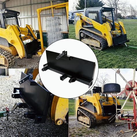 3 point hitch attachment for skid steer|skid steer quick attach adapter.